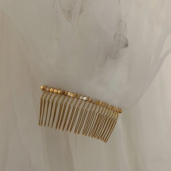 A B Ellie custom Cleo Veil, Cathedral Length - Picture 7 of 8